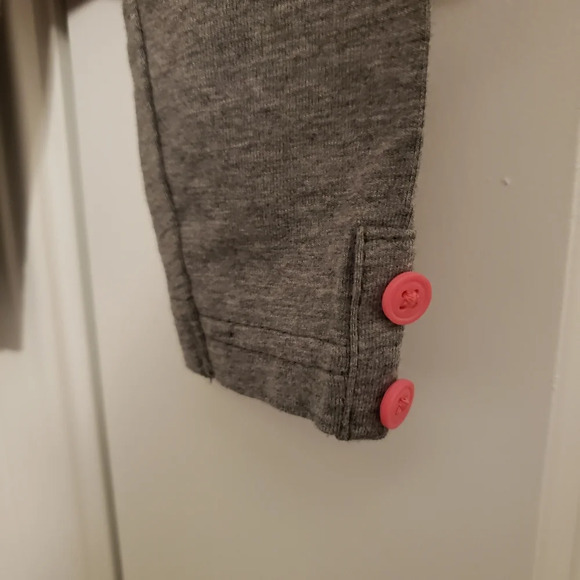 Carter's Pink Hedgehog and Hearts Ruffle Top and Pants set baby girl 3M - Picture 4 of 6